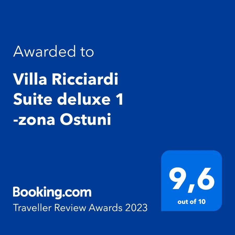 Villa Ricciardi-Suite Famigliare 1-Zona Ostuni モンタルバーノ エクステリア 写真